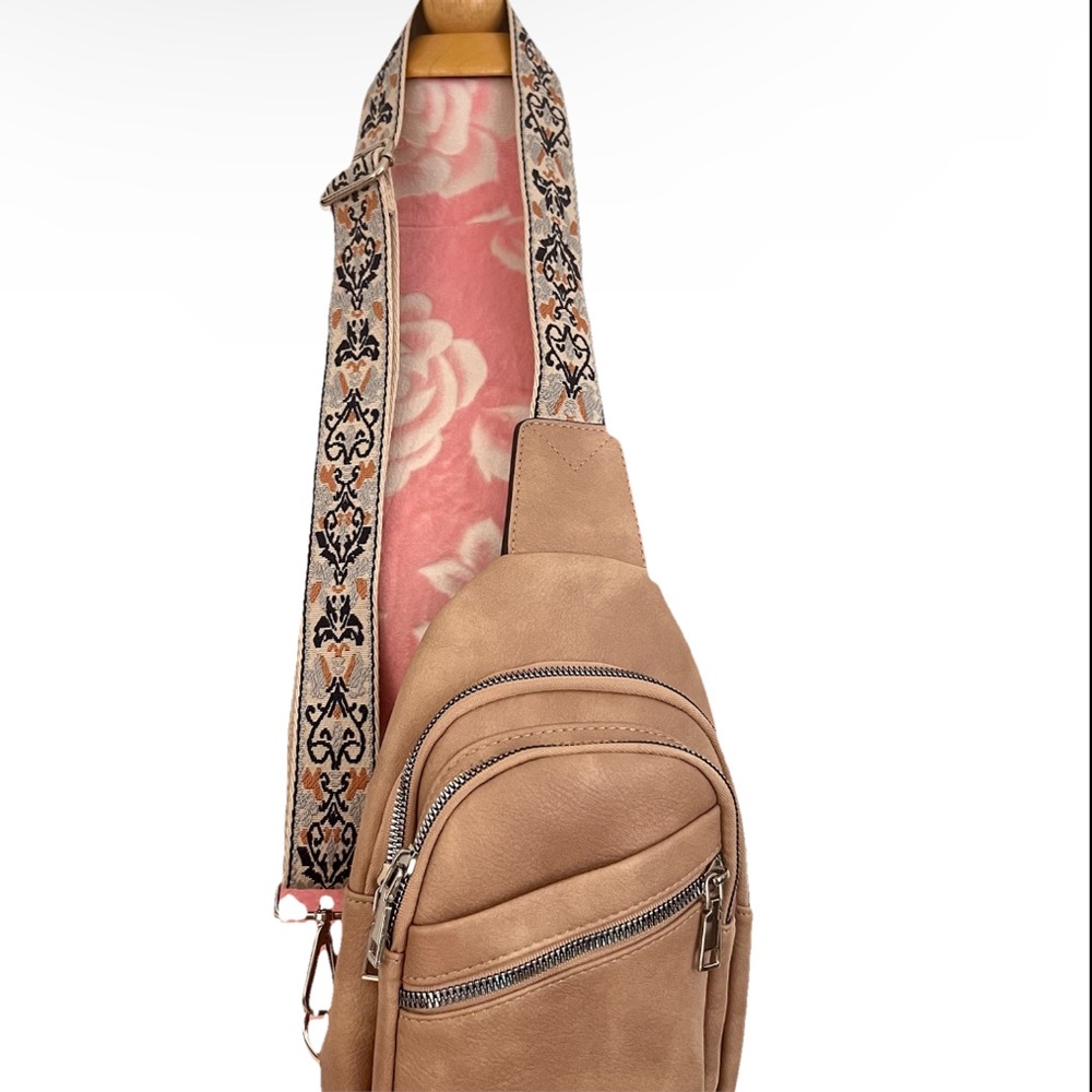 TELENA Women's Backpack Travel Brown Color Adjustable Handle Faux Leather Boho